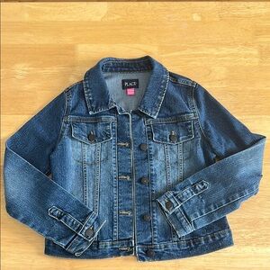 The Children's Place Blue Jean Jacket, like New